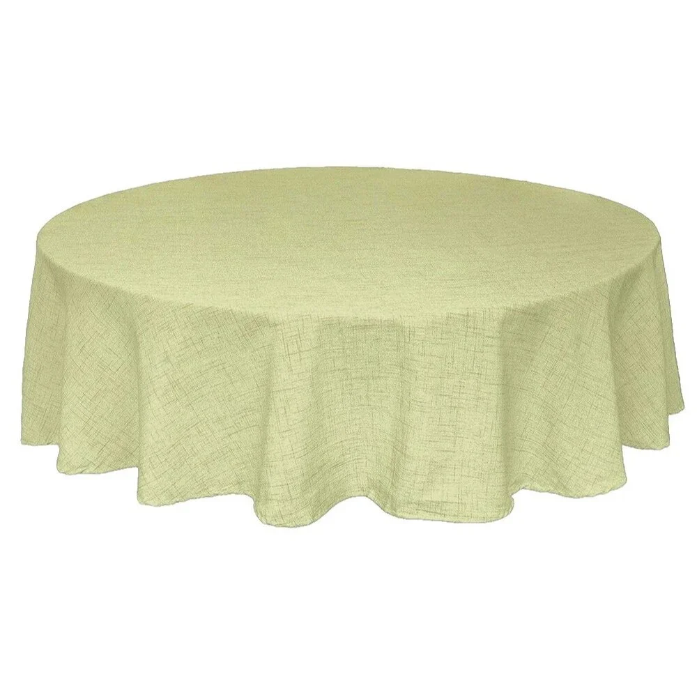 Brussels Bardwil Moss Green Fabric Tablecloth Easy Care Easter Summer 52x70